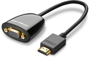 Adapteris Ugreen 4025 HDMI, VGA, 0.02 m, melna krās.