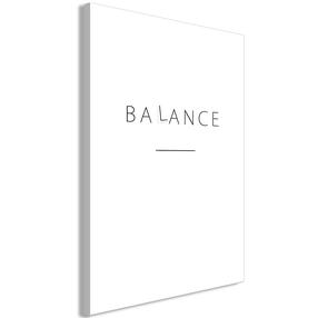 Reprodukcija Artgeist Balance Of Words - Black English Text On White, m-a-0863-b-a, 40 cm x 60 cm