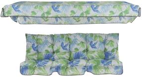 Lauko baldų pagalvė Patio Parma / Milano G044-11PB, mėlyna sp./žalia sp., 170 x 108 cm