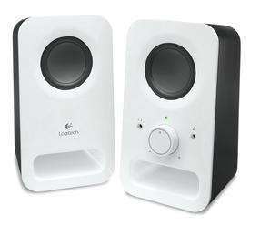Kompiuterinė kolonėlė Logitech Z150, balta sp./juoda sp., 6 W