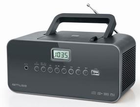 Radio uztvērējs Muse, pelēka krās.
