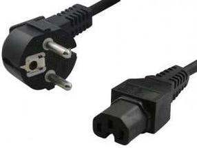 Кабель Logilink CP105 AC, C15, черный цв.