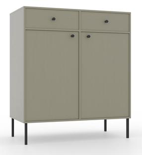 Komoda ADRK Tili, žalia sp., 80 cm x 83.6 cm x 40.8 cm