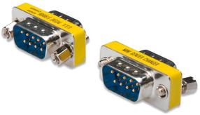 Adapteris Digitus DSUB9 to DSUB9 DSUB 9-pin, DSUB 9-pin, sidabro sp.