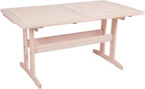 Lauko stalas Lolland 063, balta sp., 150 cm x 85 cm x 72.5 cm