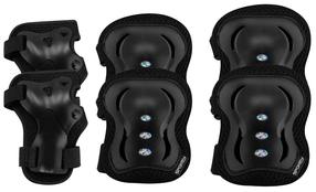 Комплект защиты для детей Spokey Shield, S, черный цв.