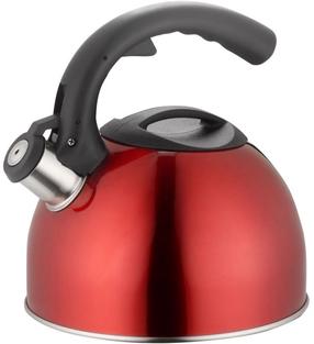 Чайник со свистком Lamart Cuivre 7001 R, 3 л, красный цв.