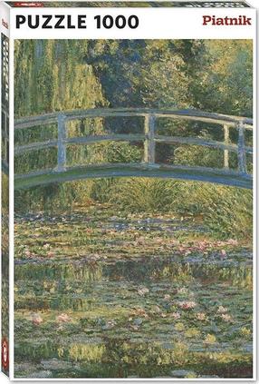 Dėlionė Piatnik Waterlily Pond, 67.5 cm x 44.1 cm, 1000 vnt., įvairių spalvų