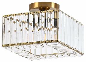 Kristāla lustra griesti Light Prestige Vetro, E27, 1 x 15 W, caurspīdīga krās./zelta krās. / zelta krās.