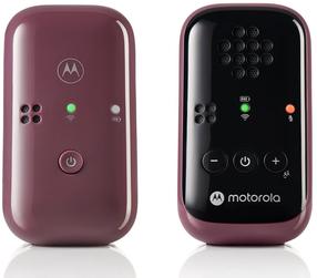 Bērnu uzraudzības ierīces Motorola Travel Audio PIP12, burgundy krās.