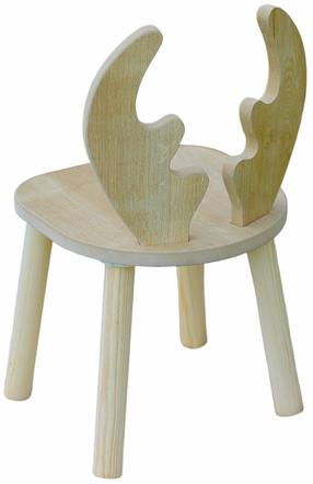 Vaikiška kėdė Kalune Design Deer, ruda sp., 30 cm x 30 cm