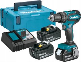 Gręžtuvas su akumuliatoriumi Makita 0883818712286, 18 V, 3 Ah