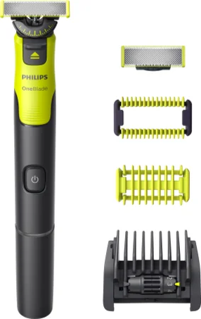 Plaukų kirpimo mašinėlė Philips OneBlade 360 QP4631/65 BT, li-ion, juoda sp./geltona sp.