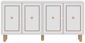 Konsolinis staliukas Kalune Design Urban, balta sp., 36 cm x 150 cm x 73 cm