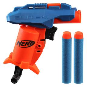Игрушечный пистолет с пулями Hasbro Nerf Elite 2.0 Slash F6354, 13.9 см Синий цв./Oранжевый цв.