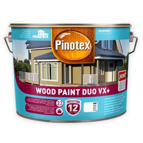 Краски для деревянных фасадов Pinotex Wood Paint Vx+, белый цв., 10 л