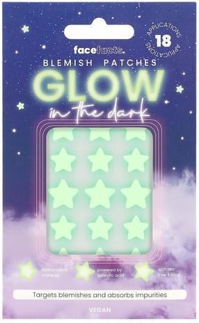 Sejas kopšanas līdzeklis Face Facts Blemish Patches - Glow in the Dark Stars, 18 gab.