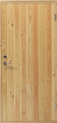 Uks Jeld-Wen 458 U 82 D, vasakpoolne, pruun v., 208.2 x 88.9 x 4 cm