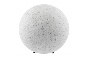 Brīvi stāvošs āra gaismeklis GTV Marmo, 20W, E27, IP65, balta krās./melna krās., 25 cm x 23 cm