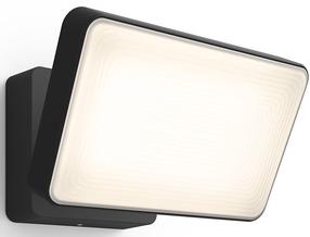Sieninis lauko šviestuvas Philips Hue Welcome, 20.5W, LED, IP44, juoda sp., 16 cm x 15.3 cm