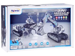 Konstruktors 3in1 Hydraulic Engineering, 168 gab., pelēka krās.