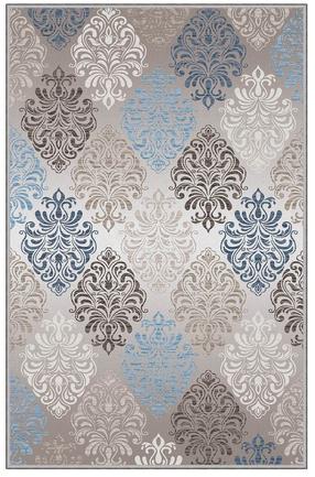 Paklājs iekštelpu Conceptum Hypnose EEXFAB571, zila krās./brūna krās./bēša krās., 220 cm x 140 cm