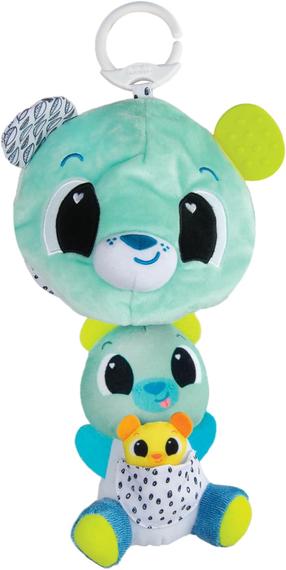 Žaislas vežimėliui Lamaze 3in1 Surprise Bear, įvairių spalvų