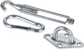 Šūpuļtīkla pakarināšanas komplekts Mondex Mounting Kit, metāls, hroma krās.