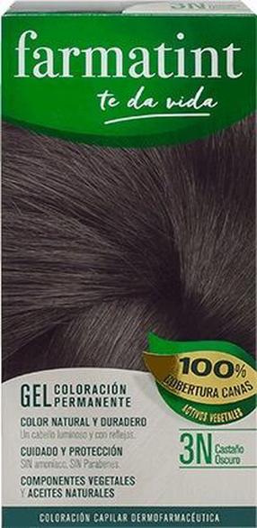 Juuksevärv Farmatint Permanent Color Gel, tumepruun v., 3N, 150 ml