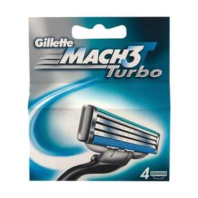 Бритвенные лезвия Gillette Mach3 Turbo P08M118, 4 шт.