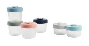 Pārtikas uzglabāšanas konteiners Beaba Clip 913497, 4 mēn., plastmasa, caurspīdīga krās./daudzkrāsaina