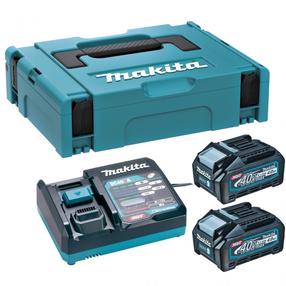 Akumuliatoriaus ir įkroviklio komplektas Makita 191J97-1, 40 V, li-ion, 4 mAh