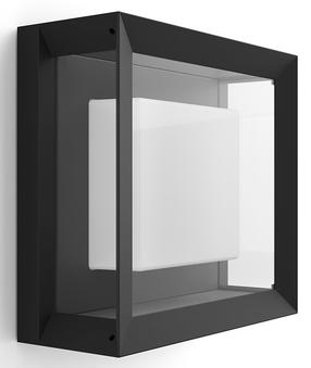 Sieninis lauko šviestuvas Philips Hue Econic, 15W, LED, IP44, juoda sp., 26 cm x 11.5 cm