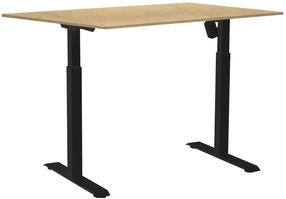 Kompiuterio stalas Sun-Flex EasyDesk Adapt I, 120 cm x 80 cm, 70 - 118 cm, beržo sp./juoda sp.