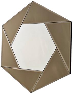 Зеркало Kalune Design Status 552NOS2470, подвесной, 60 см x 70 см, бронзовый цв.