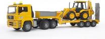  Automobilių rinkiniai Bruder Man, 1:16, geltona sp.