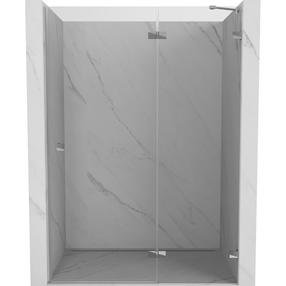 Dušo durys Mexen Lunar L, 140 cm x 200 cm, skaidri sp./chromo sp./grūdintas