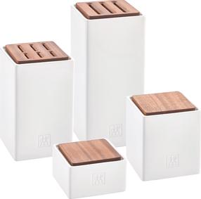 Pārtikas uzglabāšanas konteineru komplekts Zwilling 35101-500-0, brūna krās./balta krās.