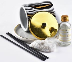 Namų kvapas, kvapiosios lazdelės Mondex Time To Relax Enjoy Sandalwood, 30 ml Aukso sp./Balta sp./Juoda sp.