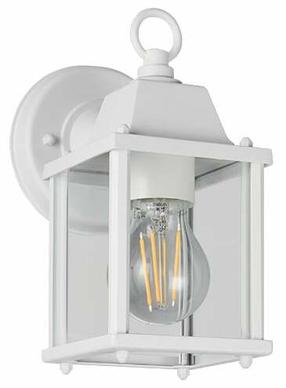 Sieninis lauko šviestuvas Trio Mirande 262260131, 40W, E27, IP23, balta sp., 11.5 cm x 22.5 cm
