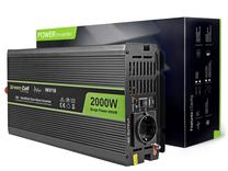 Įtampos keitiklis Green Cell Car Power Inverter, juoda sp., 12 V, 2 - 4 kW