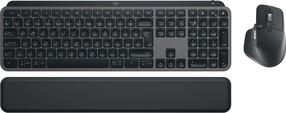 Bezvadu tastatūras un peles komplekts Logitech MX Keys Combo Gen 2 920-010933, Angļu (INT), grafīta krās.