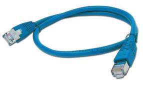 Провод Gembird RJ45 - RJ45 RJ-45 8P8C, RJ-45 8P8C, 2 м, синий цв.