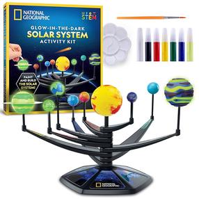 Krāsošana komplekts, planētas National Geographic Glow In The Dark, daudzkrāsaina