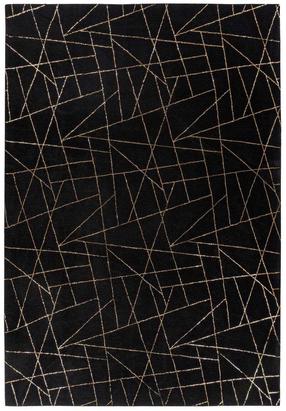 Kilimas vidaus Me Gusta Bijou 125, aukso sp./juoda sp., 170 cm x 120 cm