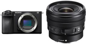 Bezspoguļa kamera Sony A6700 + 10-20mm F4 PZ G, melna krās.