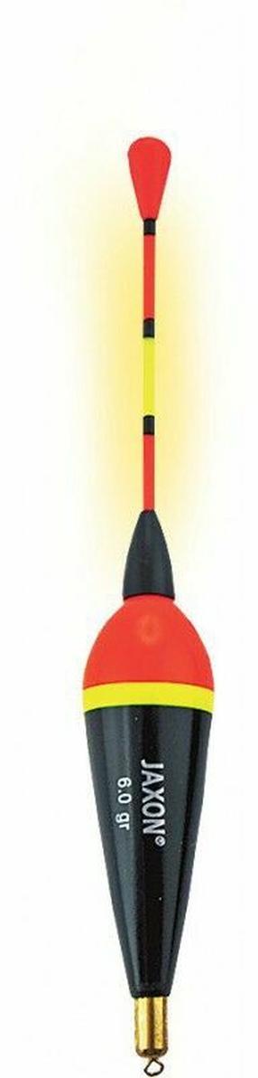 Поплавок Jaxon LED Float 9011897, 80 г, черный цв./красный цв.