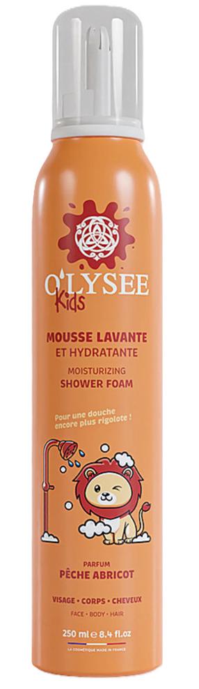 Vaikiškos prausimosi putos O'Lysee Kids 3-in-1 Peach Apricot, 250 ml