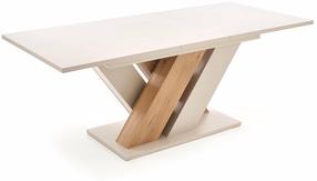 Valgomojo stalas išskleidžiamas Brandon, ąžuolo/kašmyro, 160 - 200 cm x 90 cm x 77 cm