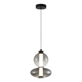 Valgusti lagi Milagro Daphne, LED, 3000 °K, 1 x 12 W, hall v. / must v.